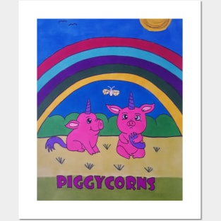 Piggycorns Posters and Art